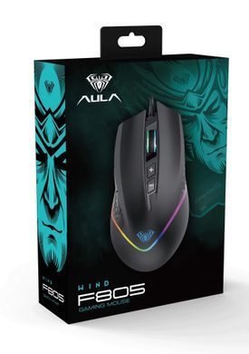 Миша Aula F805 Wired gaming mouse with 7 keys Black (6948391212906) [606553]