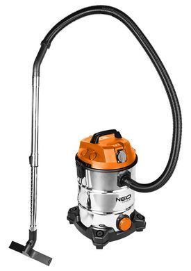 Пилосос професійний Neo Tools 1400Вт 18 кПа контейнер 30л HEPA колеса 5.92кг (04-738) [105703]