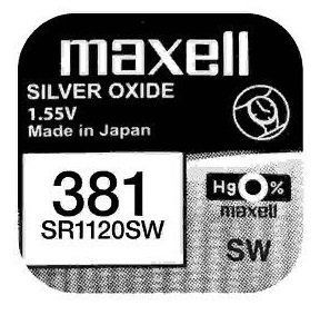 Батарейка Maxell SR1120SW 1PC EU MF (18289400) [203722]
