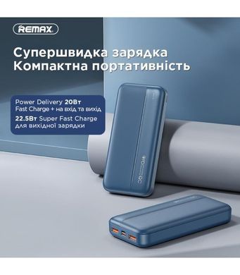 Універсальна мобільна батарея Remax Tinyl 20000mAh Blue (RPP-213) [603414]