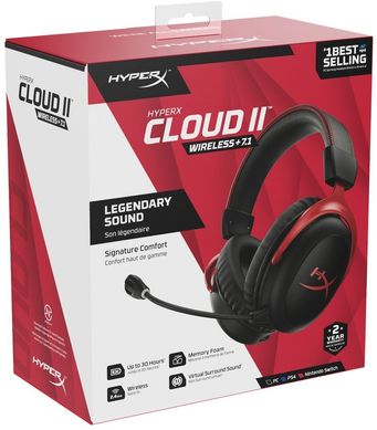 HyperX Гарнітура Cloud II USB/WL Red (4P5K4AA)