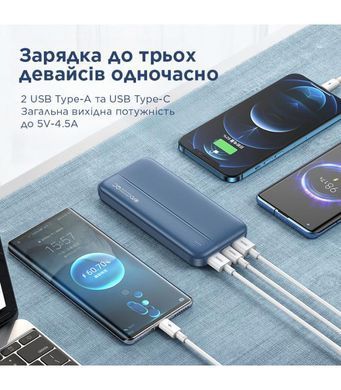 Універсальна мобільна батарея Remax Tinyl 20000mAh Blue (RPP-213) [603414]