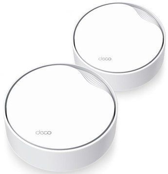 Система WiFi-Mesh TP-LINK Deco X50 AX3000, 1xGE LAN/WAN, 1x2,5GE LAN/WAN, 2мод, PoE (DECO-X50-POE-2-PACK) [104606]
