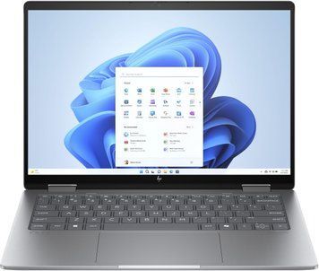 Ноутбук HP ENVY x360 14-fc0001ua 14" 2.8K OLED Touch, Intel U7-155U, 32GB, F1024GB, UMA, Win11, сірий (AQ8Q1EA) [100308]