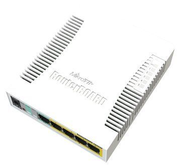 Комутатор MikroTik (RB260GSP) (CSS106-1G-4P-1S) [609689]