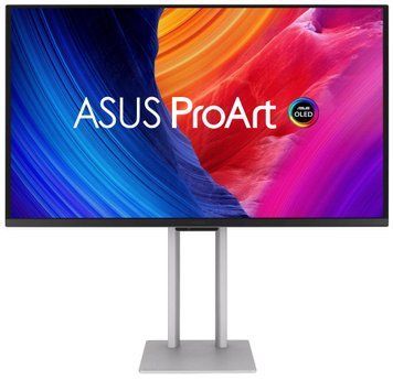 Монітор Asus 26.5" ProArt OLED PA27UCDMR HDMI, DP, UCB-C, 2xThunderbolt, USB, MM, QD-OLED, 3840x2160, 240Hz, 0.1ms, DCI-P3 99%, AdaptiveSync, Pivot, HDR400 (90LM04NE-B01K71) [114267]