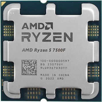 Процесор AMD Ryzen 5 6C/12T 7500F (3.7/5.0GHz Boost,38MB,65W,AM5) TRAY (100-000000597) [404949]