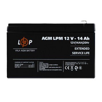 Акумулятор AGM LPM 12V - 14 Ah (LP4161) [900087]
