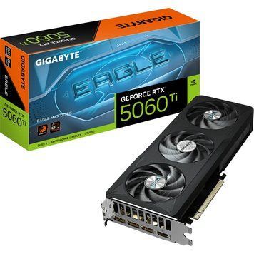 Відеокарта GF RTX 5060 Ti 8GB GDDR7 Eagle Max OC Gigabyte (GV-N506TEAGLEMAX OC-8GD) [618063]