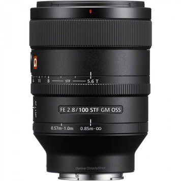 Об'єктив Sony 100mm, f/2.8 STF GM OSS для камер NEX FF (SEL100F28GM.SYX) [107803]