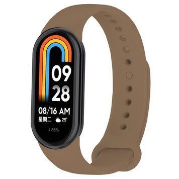 Силіконовий ремінець BeCover для Xiaomi Mi Smart Band 8 Brown (709381) [604909]