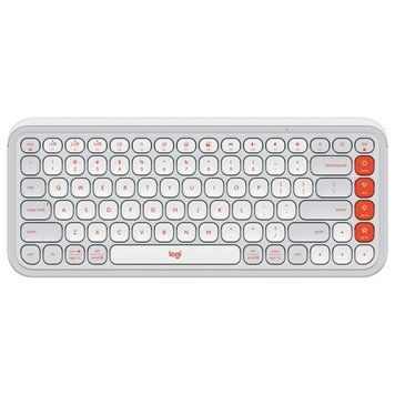Клавiатура бездротова Logitech Pop Icon Keys Off White (920-013072) [606040]