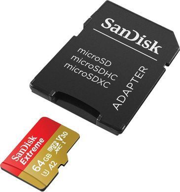 Карта пам&rsquo;яті MICRO SDXC 64GB UHS-I W/A SANDISK (SDSQXAH-064G-GN6AA) [504041]