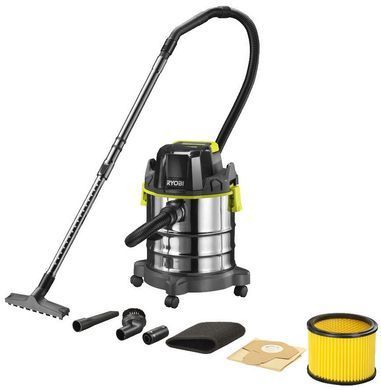 Пилосос акумуляторний професійний Ryobi ONE+ R18WDV-0 18В 82Вт 11.4кПа контейнер 18л 4.7кг без АКБ та ЗП (5133004724) [105593]