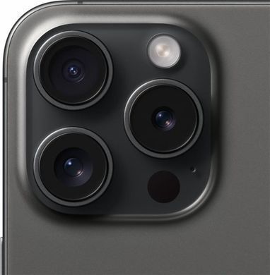 Смартфон Apple iPhone 15 Pro 256GB e-Sim Black Titanium (Відновлений / Близький до ідеального) (2AMTQR3) [615457]