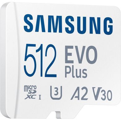 Карта пам&rsquo;яті MICRO SDXC EVO+ 512GB V30 W/A SAMSUNG (MB-MC512SA/EU) [501170]