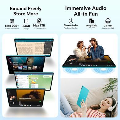 Планшет Teclast 10.1&rdquo; HD+ / 3GB / 64GB / A333 / 6000mAh / WIFI / 5+2Mp / Metal / Blue (P33) [404975]