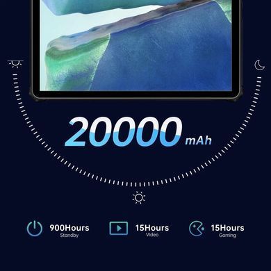 Планшет Oukitel RT6 10.1" FHD+ /8GB/256GB/ MT8788 /20000mAh/ 16+16Мп /IP69K/ NFC / LTE Black (6931940750233) [400732]