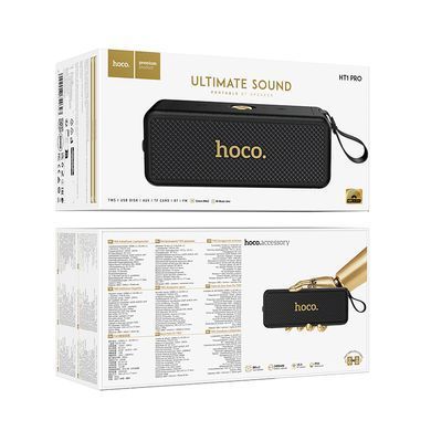 Портативна колонка HOCO HT1 Pro Marquis sports BT speaker, 8W*2, Black (6942007654623) [806403]