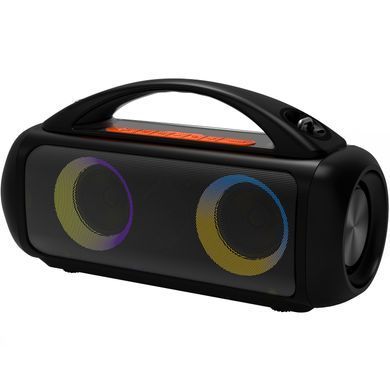 Акустична система 1.0 Media-Tech 60W, Bluetooth/AUX/microSD/MP3/USB/TWS/КАРАОКЕ/RGB,чорна (MT3184) [405186]