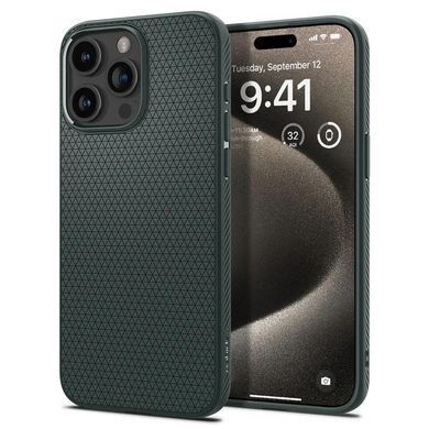 Чохол-накладка Spigen Liquid Air для Apple iPhone 15 Pro Max Abyss Green (ACS06564) [602185]