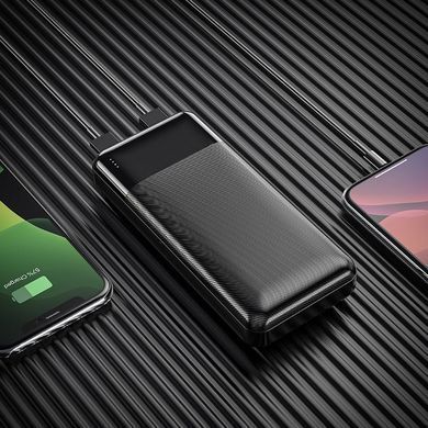 Зовнішній акумулятор HOCO J72A Easy travel power bank(20000mAh) Black (6931474738394) [806580]