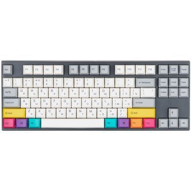Клавіатура механічна Varmilo APT87 CMYK, C-TK Red, WL/USB-A, White Led (A92A024D4A5A17A007) [110372]