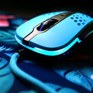 Миша Xtrfy M4, USB-A, RGB, Miami Blue (XG-M4-RGB-BLUE) [103943]