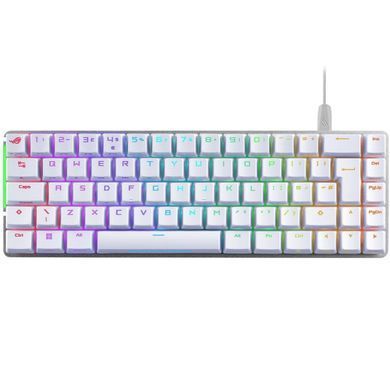 Клавiатура Asus ROG Falchion Ace LED 68key NX RD White (90MP0346-BKUA11) [611548]