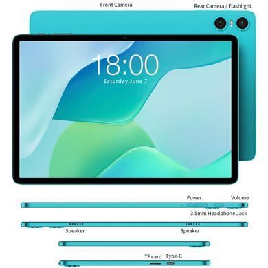 Планшет Teclast 10.1&rdquo; HD+ / 3GB / 64GB / A333 / 6000mAh / WIFI / 5+2Mp / Metal / Blue (P33) [404975]