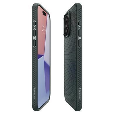 Чохол-накладка Spigen Liquid Air для Apple iPhone 15 Pro Max Abyss Green (ACS06564) [602185]