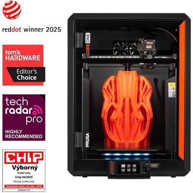 Принтер 3D Prusa CORE One+ KIT (FDM 1.75mm 250x220x270 mm USB Ethernet WiFi чорний) DIY kit (PR-15277) [405623]