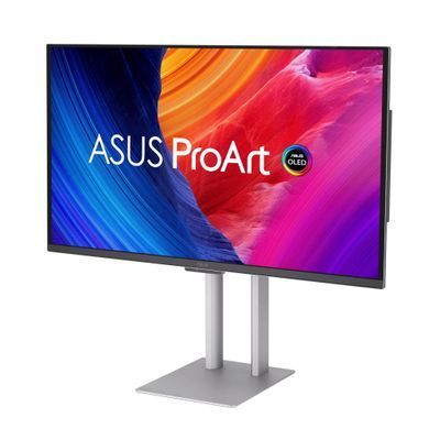 Монітор Asus 26.5" ProArt OLED PA27UCDMR HDMI, DP, UCB-C, 2xThunderbolt, USB, MM, QD-OLED, 3840x2160, 240Hz, 0.1ms, DCI-P3 99%, AdaptiveSync, Pivot, HDR400 (90LM04NE-B01K71) [114267]