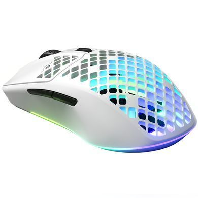 Мишка SteelSeries Aerox 3 Wireless Snow, RGB, 18000dpi., 6кн., біла (62608) [401285]