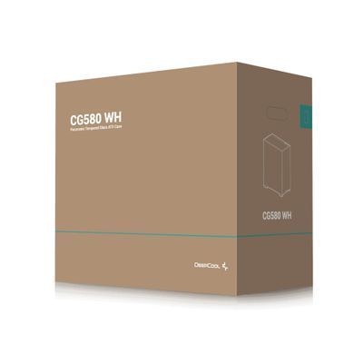 Корпус DeepCool CG580 White без БЖ (R-CG580-WHNDA0-G-1) [608738]