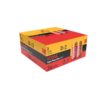 Батарейка Kodak EXTRA HEAVY DUTY R20 коробка 1x2 шт. (30410398/B) [204464]