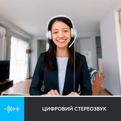 Гарнітура Logitech USB H390 White (981-001286) [203119]