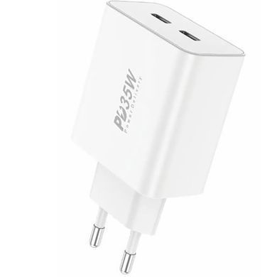 Мережевий зарядний пристрій Foneng EU50 PD35W Fast Charger (2USBх3A) White (EU50-CH) [603217]