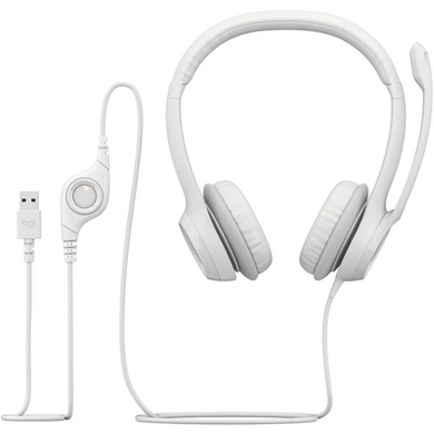 Гарнітура Logitech USB H390 White (981-001286) [203119]