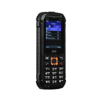 Мобільний телефон 2E R240 2025 2.4" 2SIM, 2500мА&bull;год, чорний (694743657623) [101362]