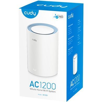 Система WiFi Cudy, AC1200 Wi-Fi Mesh Solution (M1200(1-Pack)) [404928]