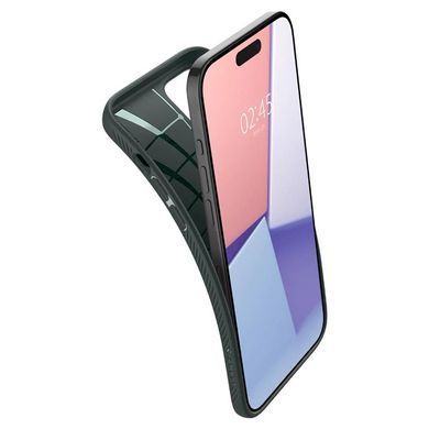 Чохол-накладка Spigen Liquid Air для Apple iPhone 15 Pro Max Abyss Green (ACS06564) [602185]
