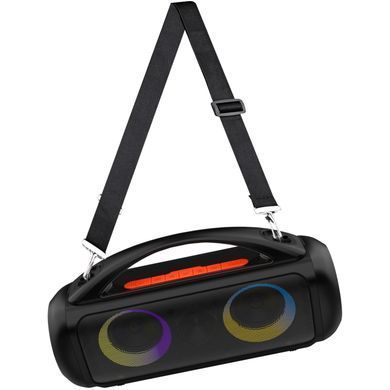 Акустична система 1.0 Media-Tech 60W, Bluetooth/AUX/microSD/MP3/USB/TWS/КАРАОКЕ/RGB,чорна (MT3184) [405186]
