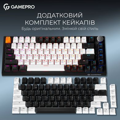 Клавіатура бездротова GamePro Asgard Valhalla Black (MK160B Pro) [613233]