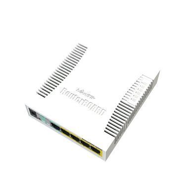 Комутатор MikroTik Cloud Smart Switch RB260GSP (CSS106-1G-4P-1S) [104886]