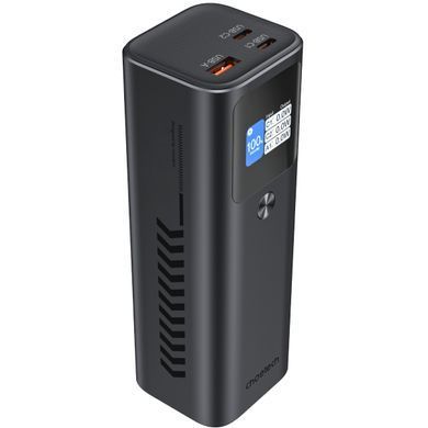 УМБ Choetech 27000mAh 140W PD5.0,QC3.0, USB-A, 2xUSB-C In/Out, TFT Display, black (B670-CCGY) [402200]