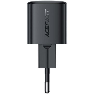 Зарядний пристрій 1xUSB-C 30W Gan A118 Fast Charger black Acefast (6974316284994) [404509]