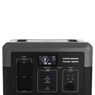 Портативна електростанція 2Е Syayvo 2400 Вт, 2560 Вт/год, WiFi/BT, паралельне підключення, швидка зарядка (2E-PPS24256) [101202]