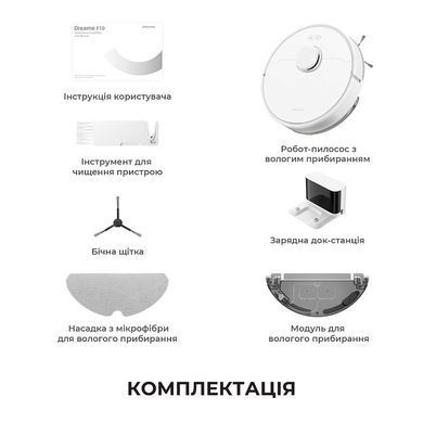 Робот-пилосос Dreame F10 White (RLF11SA) [614489]