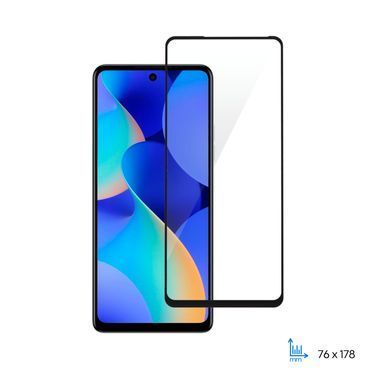 Захисне скло 2E для TECNO Spark 10 Pro (KI7), 2.5D FCFG, (1 Pack), чорна рамка (2E-TC-SP10P-SMFCFG-BB) [103121]